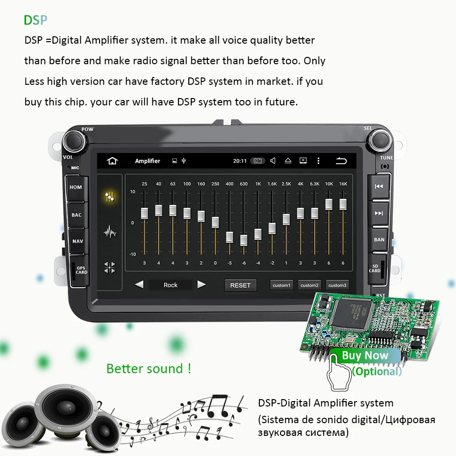 Sale 4G 64G 8 CORE Android 9.0 2 din car dvd PLAYER GPS for Volkswagen/VW Golf 5/6 passat/CC/B6/B7 polo Skoda/Seat/Leo CAR RADIO obd2 12