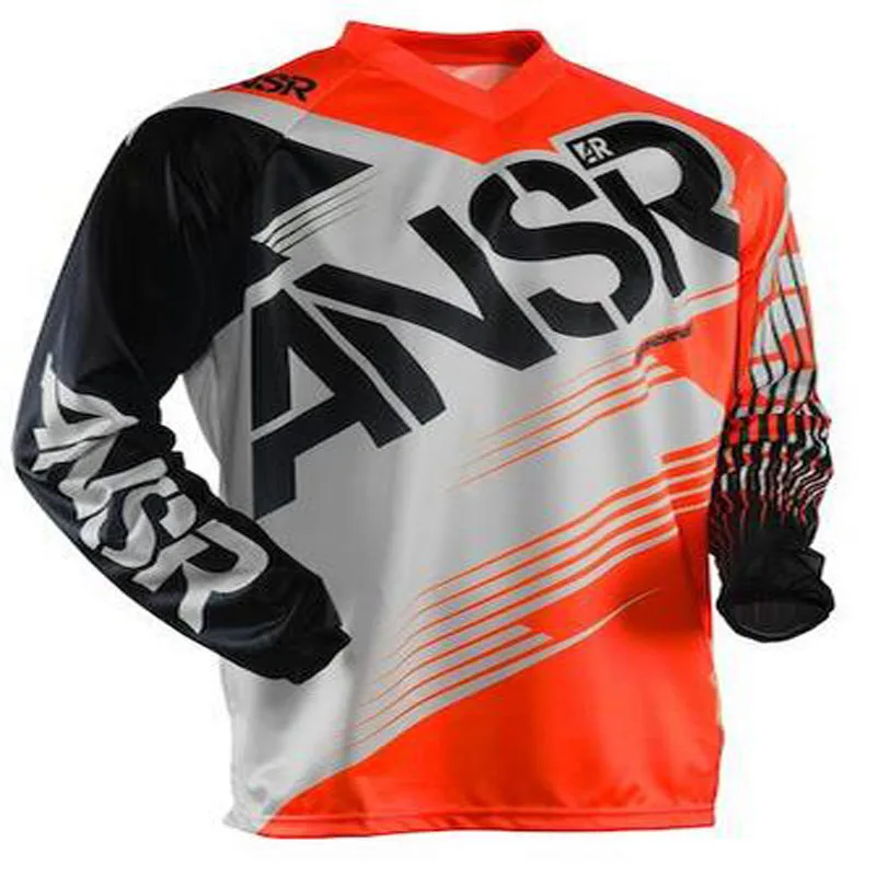 2019 Длинные рукава moto Джерси DH MX BMX горный велосипед Джерси/moto крест ATV беговых