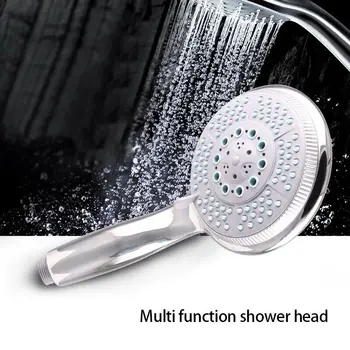 

New Water Saving 5 Modes Bathroom Shower Head Large Universal Single Head Home Bath Showerhead Shower Spray