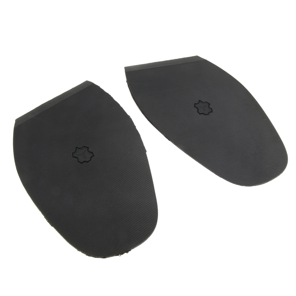 Rubber Glue On Half Soles Anti Slip Shoe Repair Tips Pad Replacement Black Half Outsole Replacement DIY Mat Cushion Forefoot Pad