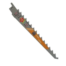 Lâmina de serra para corte de madeira, ferramenta removível 3 tpi hcs 150 mm 6"