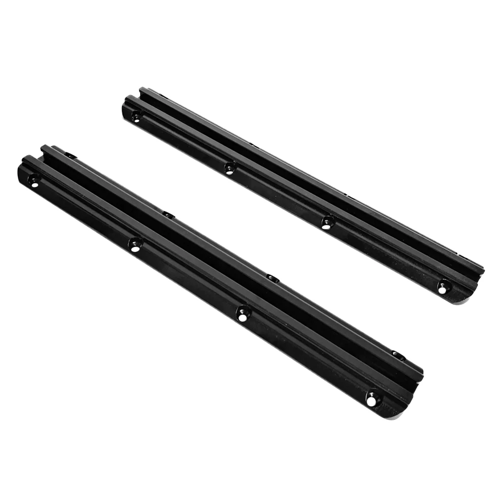 Pair 12 inch Rail Hold Mount Hardware for Kayak Boat Fishing Pole Rod Holder