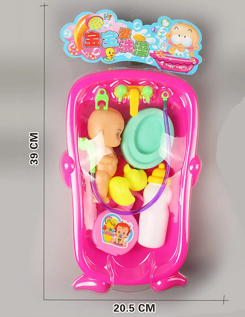 Ролевые игры детское прозрение моделирование детская ванна купание кукла вода игрушка кукла мебель подарок на день рождения