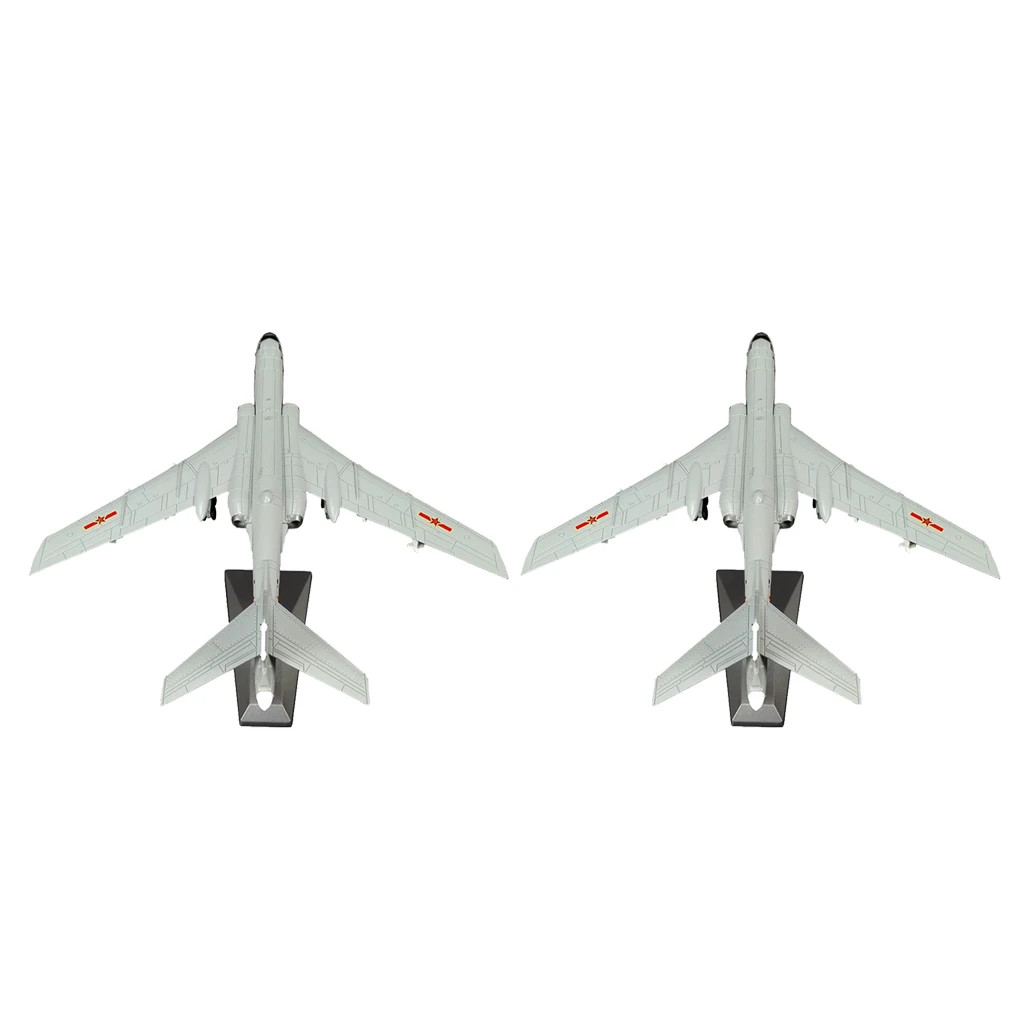 2 упаковки, 1/144 сплав, китайская авиация, H-6K, самолет, летательные аппараты, игрушка боец, модель, домашний офис, настольный книжный шкаф, полка, украшение