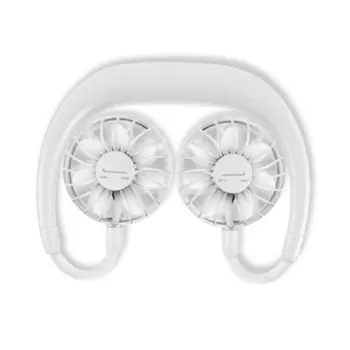 

3-leaf sports wear hanging neck fan first generation Plastic Ordinary round 360 Degree Rotation Refrigeration