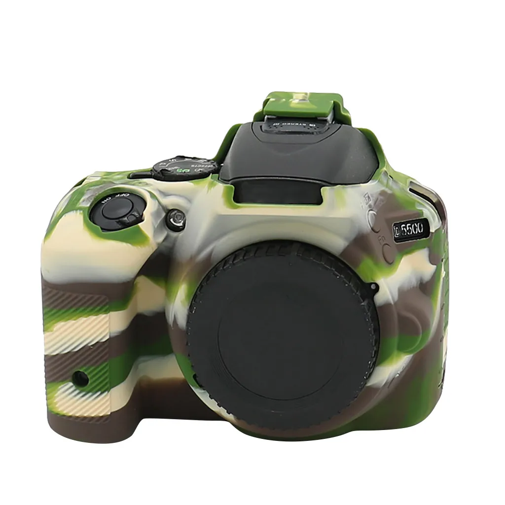 EPULA чехол для камеры Nikon D5500/D5600 практичный мягкий, силиконовый, прочный и моющийся защитный чехол