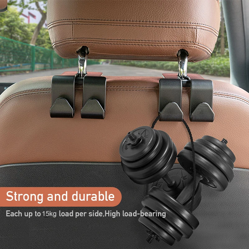 Car Seat Back Hook Hanger for Bags and Phones