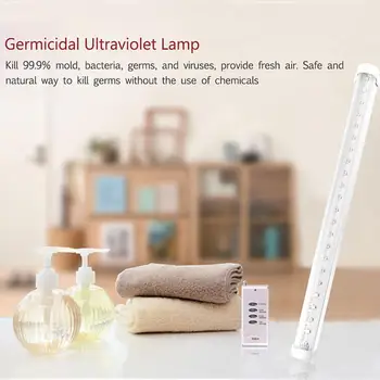 

10W 60CM 48LED Germicidal Lamp AC 85-265V UV Light Bar for Sterilization Disinfection