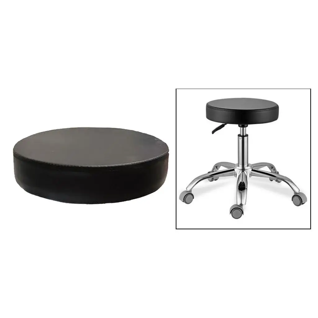 Universal Round Bar Stool Replacement Seat for SPA Salon Barber Chair Barstool Makeup Barbershop Chair Replacement Seat