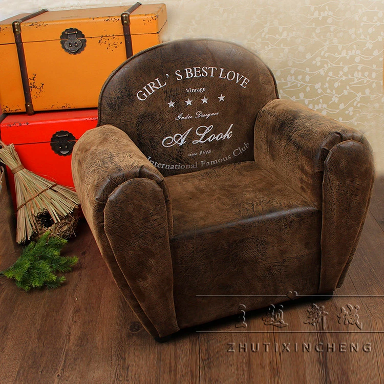 

European Style Children Home Furnishing Decorate Photo Studio Photography Prop Real Scene Photograph Coffee Baby Backrest Small