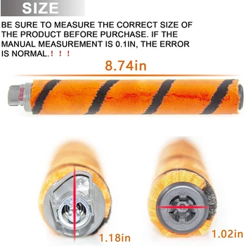 

2Pcs Soft Brushroll For Shark HV390 HV391 HV392 IC205 Vacuum Cleaner Parts Furniture And Ensures Quiet Operation