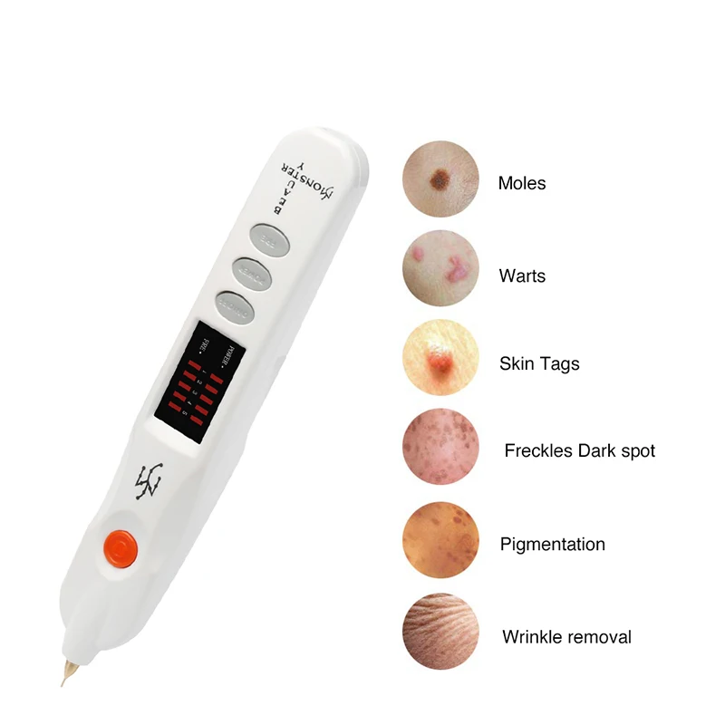 Лазерная плазменная ручка для лица, тела, кожи, пятновыводитель темных загрязнений, моль, машина для удаления татуировки, веснушки, ручка для лица, инструмент для красоты