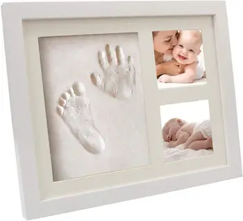 

Baby Hand and Foot Print for Baby Photo Frame Baby Handprint mud and footprint Photo Frame Baby Souvenirs Baby items for Newborn