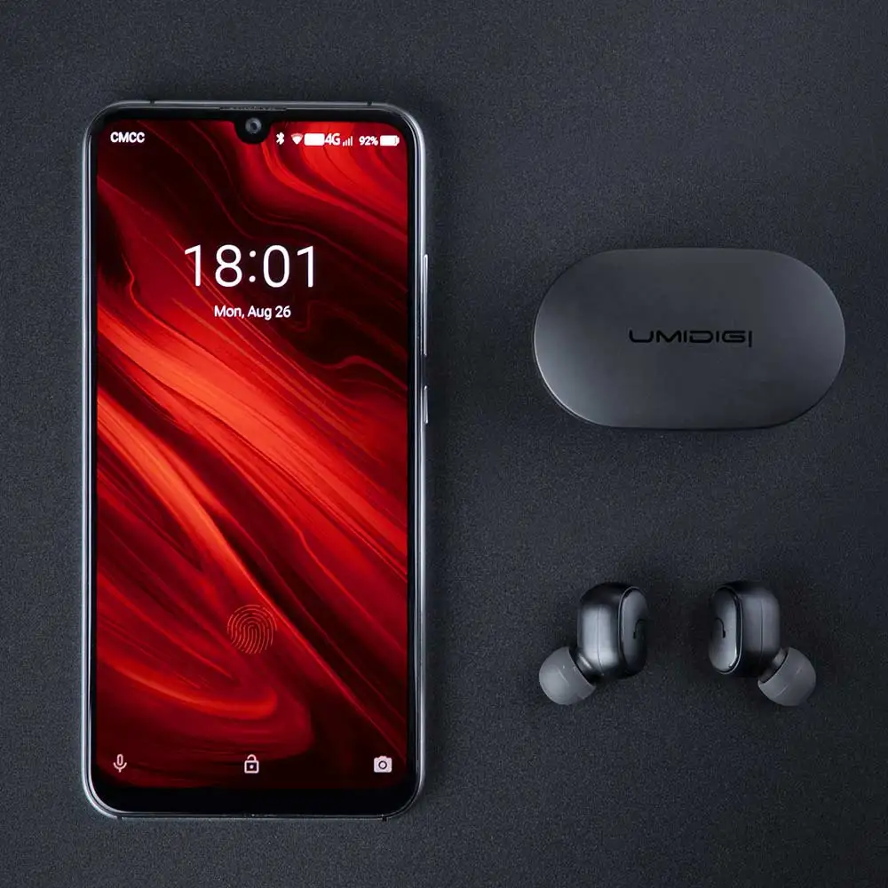 UMIDIGI Upods TWS беспроводные наушники Bluetooth 5,0 стерео гарнитура с микрофоном Спортивное снижение Noice с зарядным устройством auriculares