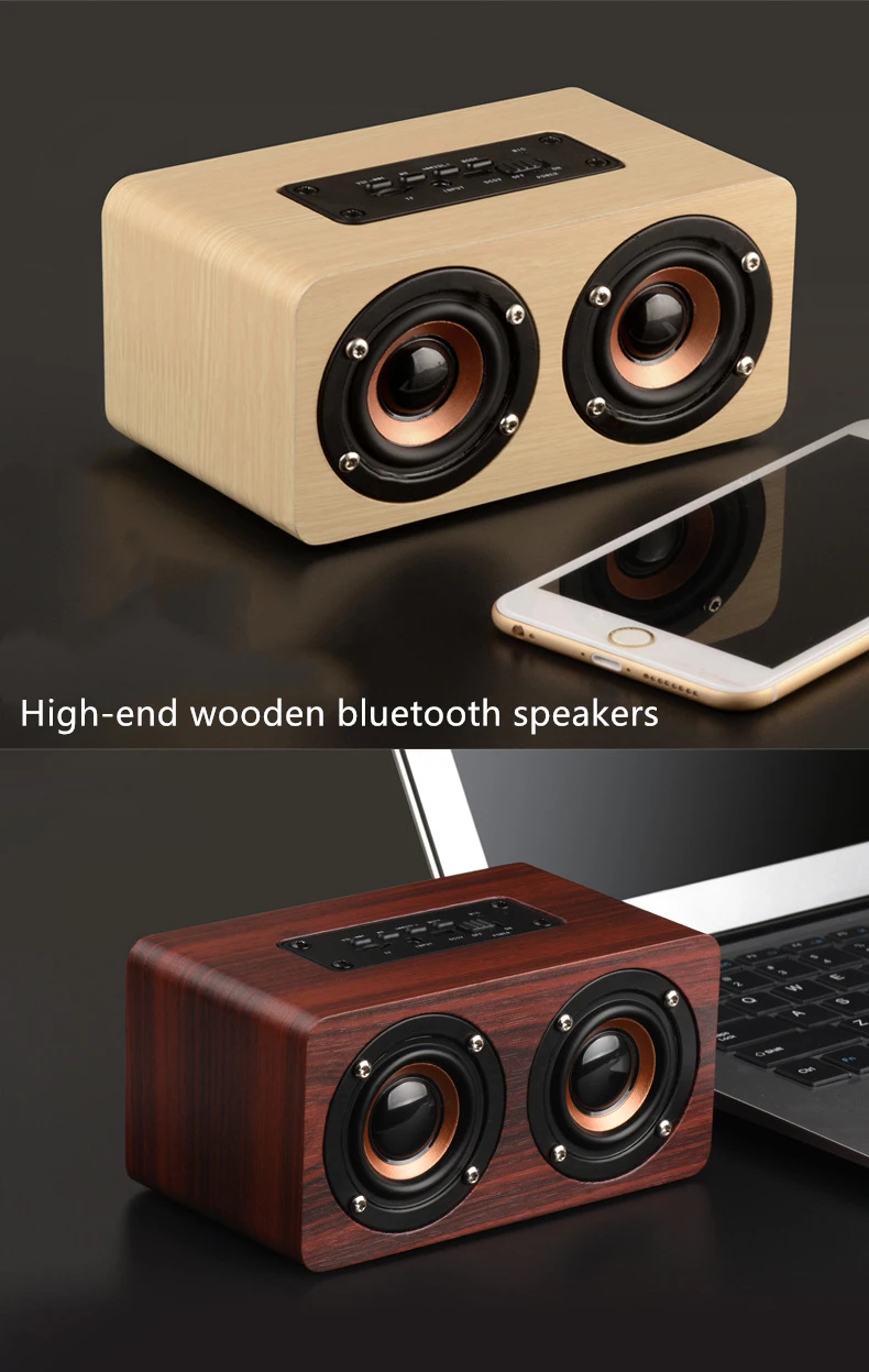 Деревянный домашний bluetooth-динамик, мини-украшения, беспроводные компьютерные колонки, подарок, НЧ-динамик, музыкальный центр Caixa Bluetooth F4059A