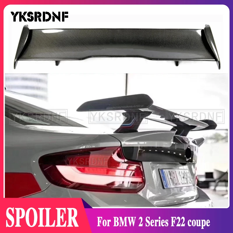 

Для BMW 2 серии F22 coupe M2 M3 M4 F87 спойлер 2013 2014 2015 2016 2017 2018 2019 Настоящее глянцевое углеродное волокно заднее крыло МП стиль