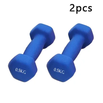 

2PCS Dumbbells Household Small Hex Dumbbells Gym Body Building Brandnew