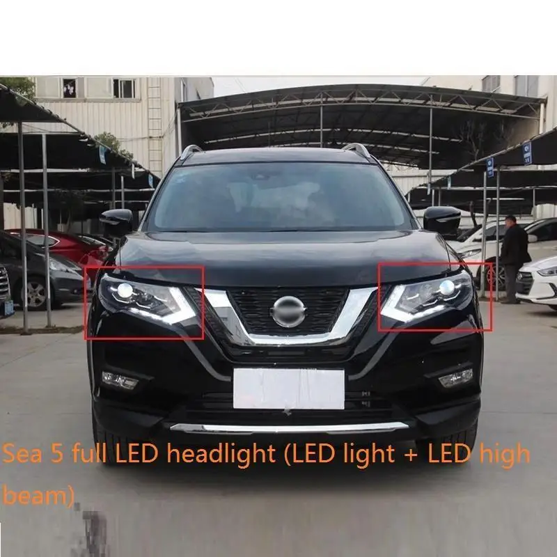 Number 2 Luces Neblineros Para Auto Assessoires, автомобильные фары в сборе, Светодиодные Автомобильные фары 17 для Nissan X-TRAIL - Цвет: Number 2
