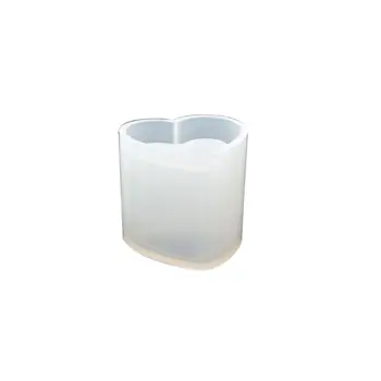 

Silicone Mold Pen Holder Container Storage DIY Epoxy Resin Flower Heart Shape Crafts Desk Decoration Jewelry Making Molds B95F