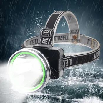 

VASTFIRE LED Rechargeable Headlight 2 modes Linterna Built-in 2800mA Battery Flashlight Outdoor Camping Hunting Head Torch