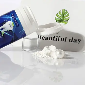 

50g Whitening Teeth Powder Tooth White Remover Pearl Paste Toothpaste Wash Tool 896D