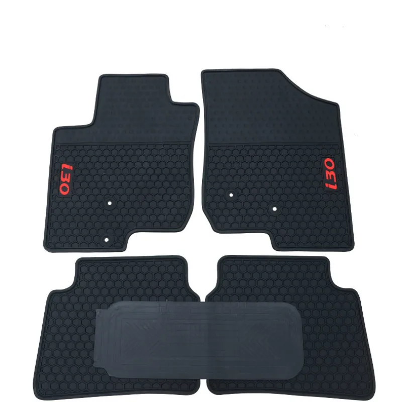 Special No Odor Carpets Waterproof Front and Rear Seat Full Set Rubber Car Floor Mats for Hyundai I30 IX25 IX35 Sonata Veloster |