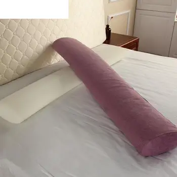 

EHOMEBUY Solid Pillow Crystal Velvet Oval Long Pillow Soft Cushion Pillows Modern Cushions Washable Sleeping Pillows