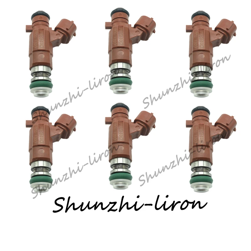 6 шт. Топливные форсунки для Nissan Sentra X-Trail 2000-2003 1.8L 4Cyl QG18DE 16600-5L300 166005L300 16600 5L300 FBJB100