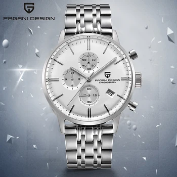 

PAGANI Design watch men chronograph top luxury brand sport watches for men stainless steel waterproof clock men military watch