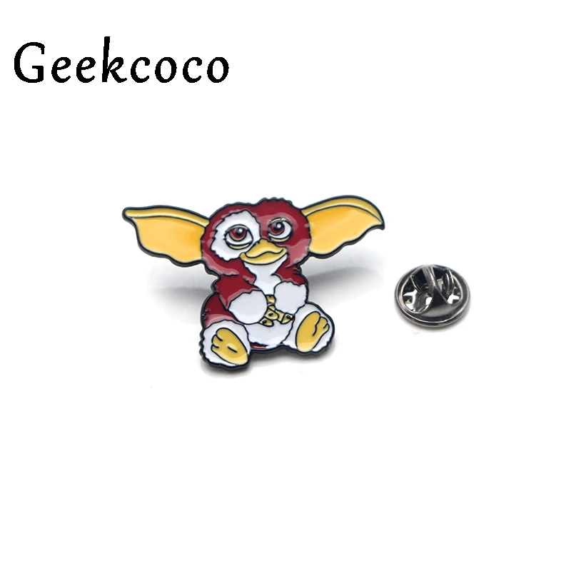 Gremlins Gizmo из цинкового сплава с героями мультфильмов в стиле «панк» забавные булавки броши для рюкзака, одежды для Кепка для мужчин и женщин, значки-украшения медали J0002