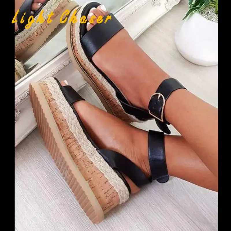 Onza triste evaporación Wedges Shoes For Women High Heels Sandals Summer Shoes Flip Flop Chaussures  Femme Platform Sandals Plus Size 35-43 Zapatillas