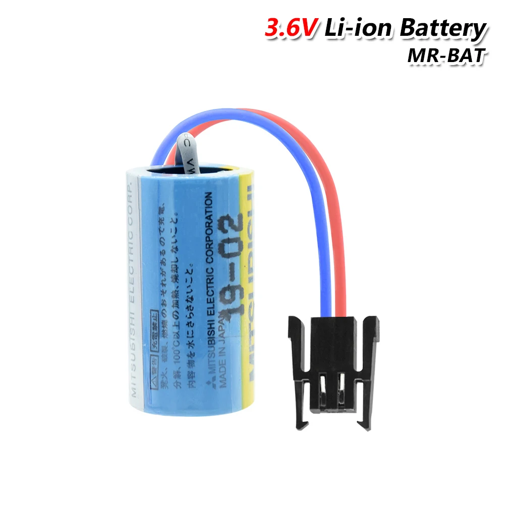 YCDC MR-BAT ER17330V PLC с вилкой с ЧПУ литий-ионный аккумулятор 3,6 В ER2/3A 17330 литий-ионный аккумулятор с разъемом