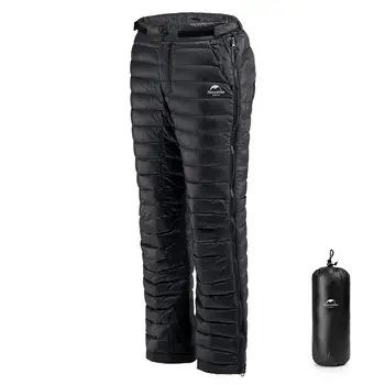

Naturehike Winter Warm Outdoor Camping Hiking Thickened Windproof Trousers Breathable Ultra-light Goose Down Pants for Women Men