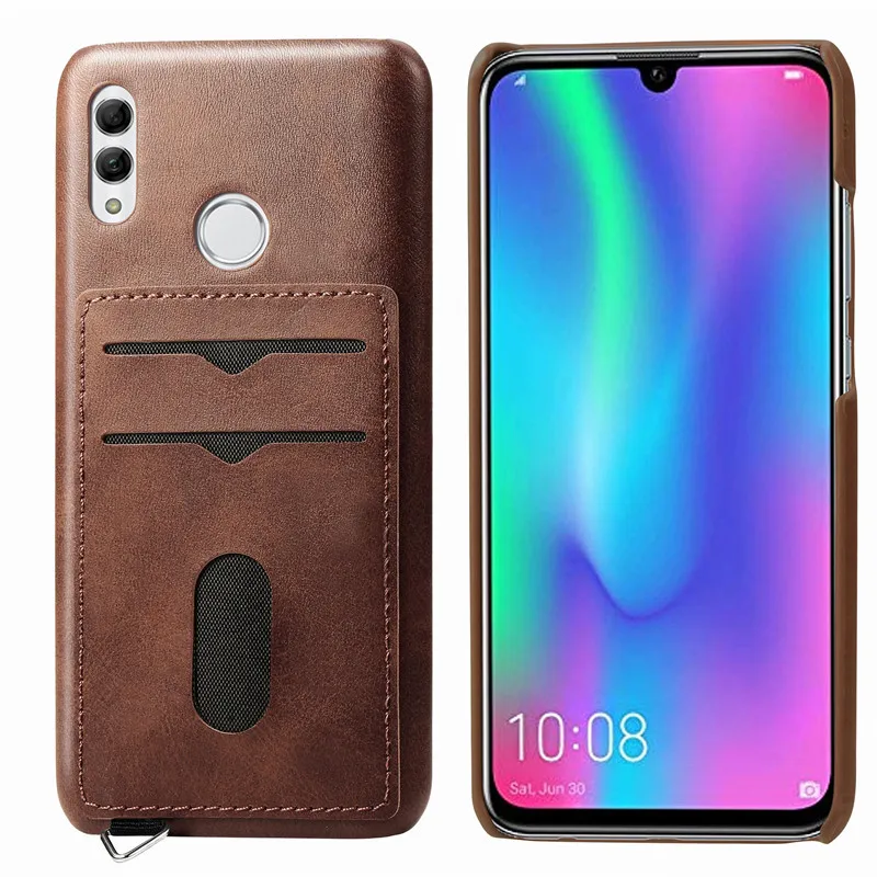 

Luxury PU Leather Cover Funda For Huawei P Smart 2019 Case Back Cover Card Holder Protective Case For Huawei Honor 10 Lite Cover
