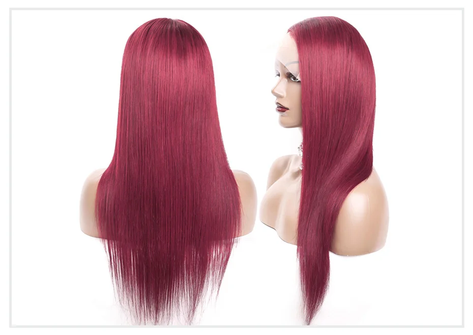 99J Lace Front Human Hair Wig (2)