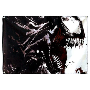 

Venom Home Decor Printed Tapestry Wall Hanging Polyester Hollywood Movie Poster Flag Banner Blanket Tapestry Wall Stickers