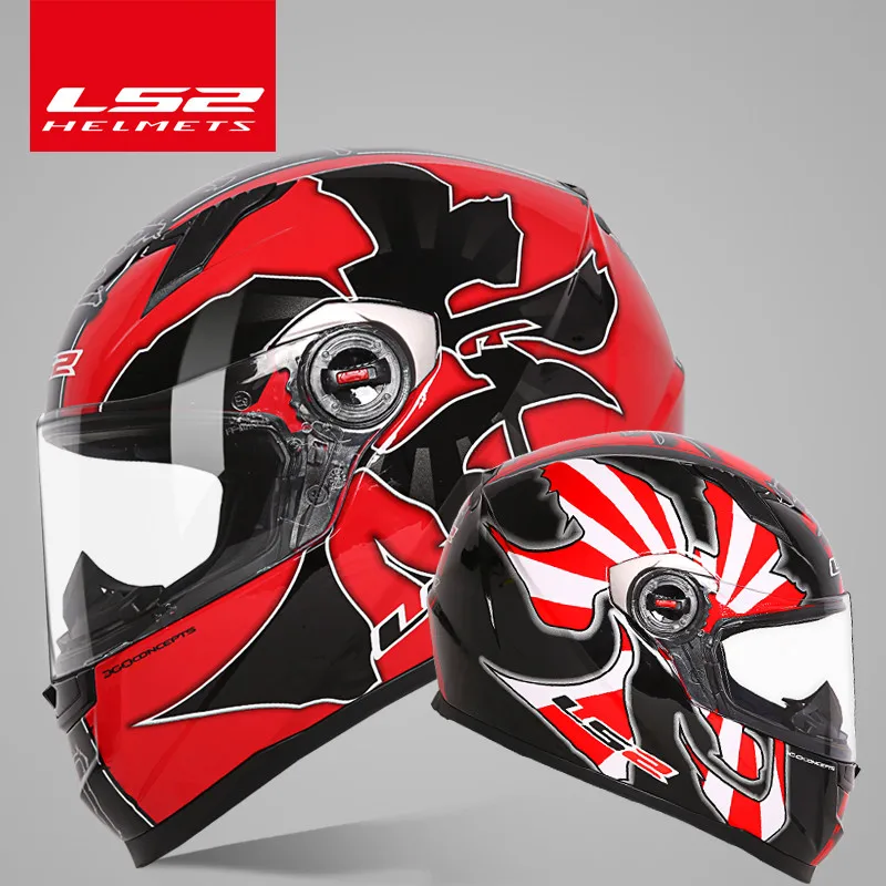 LS2 FF358 полное лицо мото rcycle шлем гоночный мото шлемы isigqoko capacete шлем мото ECE утвержденный без насоса шлемы - Цвет: 12