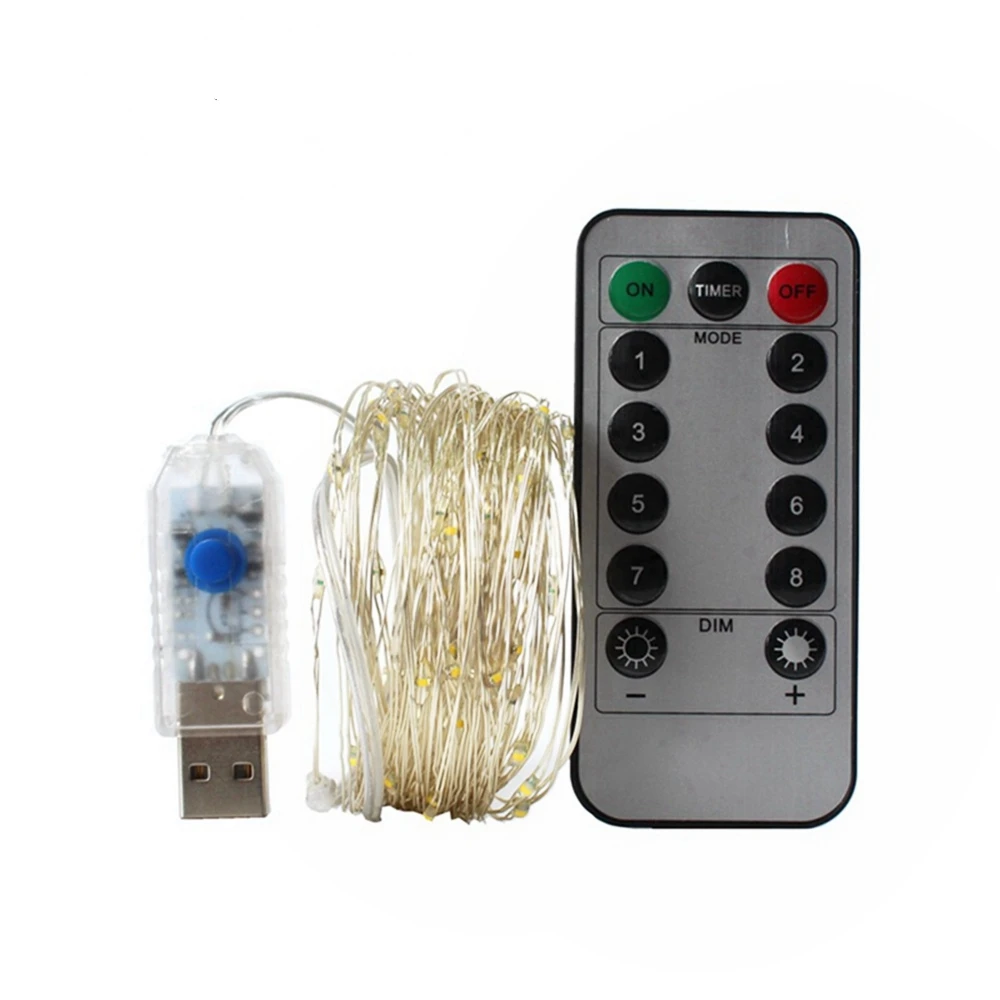 5 м 10 20 DC5V USB питание светодиодные гирлянды сказочные огни ночники для Рождества