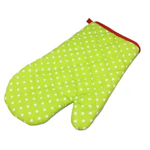 1 шт. домашняя Защитная моющаяся теплоизоляция выпечки практичная печатная печь рукавица ежедневно горошек Красочные Хлопок Смесь кухня
