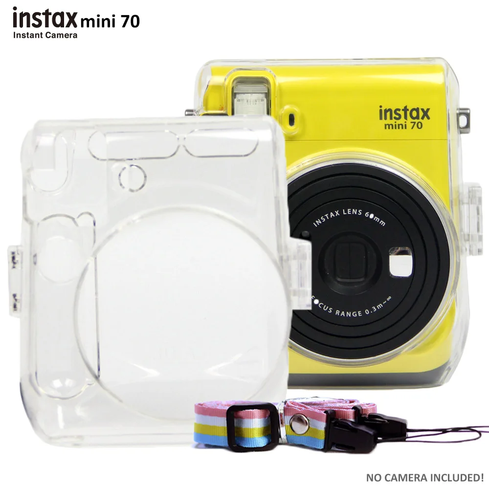 Transparent Case Crystal Glitter Bag for Fujifilm Instax Mini 11/9/8/7+/7s/7c/40/70/90/Liplay, Square SQ1/20 Instant Film Camera
