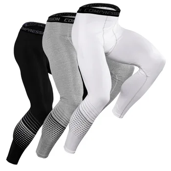 

Men Running Tights Pants 2020 New Men Sports Legging Sportswear Quick Dry Breathable Compression Gym Fitness pantalones hombre