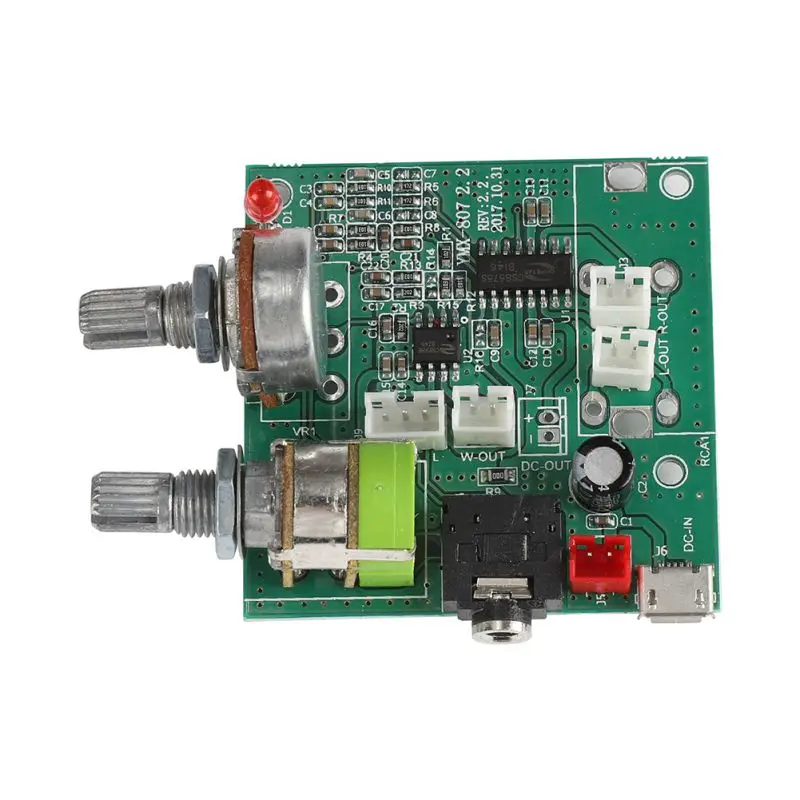 Пластина модуля AMP доска DC 5V T0318 усилитель платы канала 2,1 5V 20W цифровые стерео аудио платы