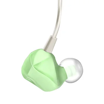 

AUGLAMOUR F100C Graphene Dynamic In-Ear Earphones HiFi DJ Monitor Sports Earphone with cable