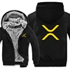 XRP (Ripple) Hoodies Men Cool Winter Thicken Wool Liner Cryptocurrency Crypto Sweatshirts Pullover 6