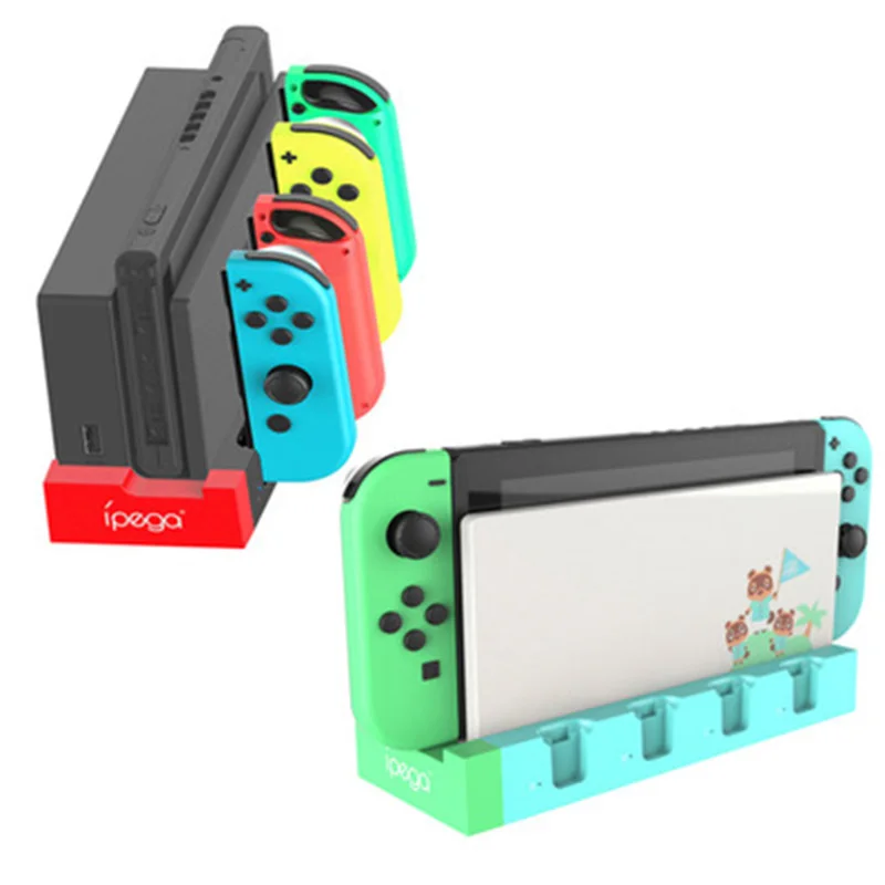 Игровой контроллер iPega для Nintendo Switch зарядное устройство игровой консоли Joy-Con с