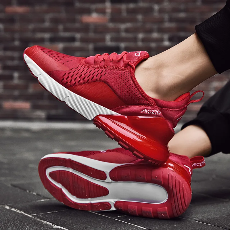 New Sneakers Men 2019 Breathable Mesh Casual Shoes Female Fashion Sneaker Lace Up Running Shoes In Running Shoes