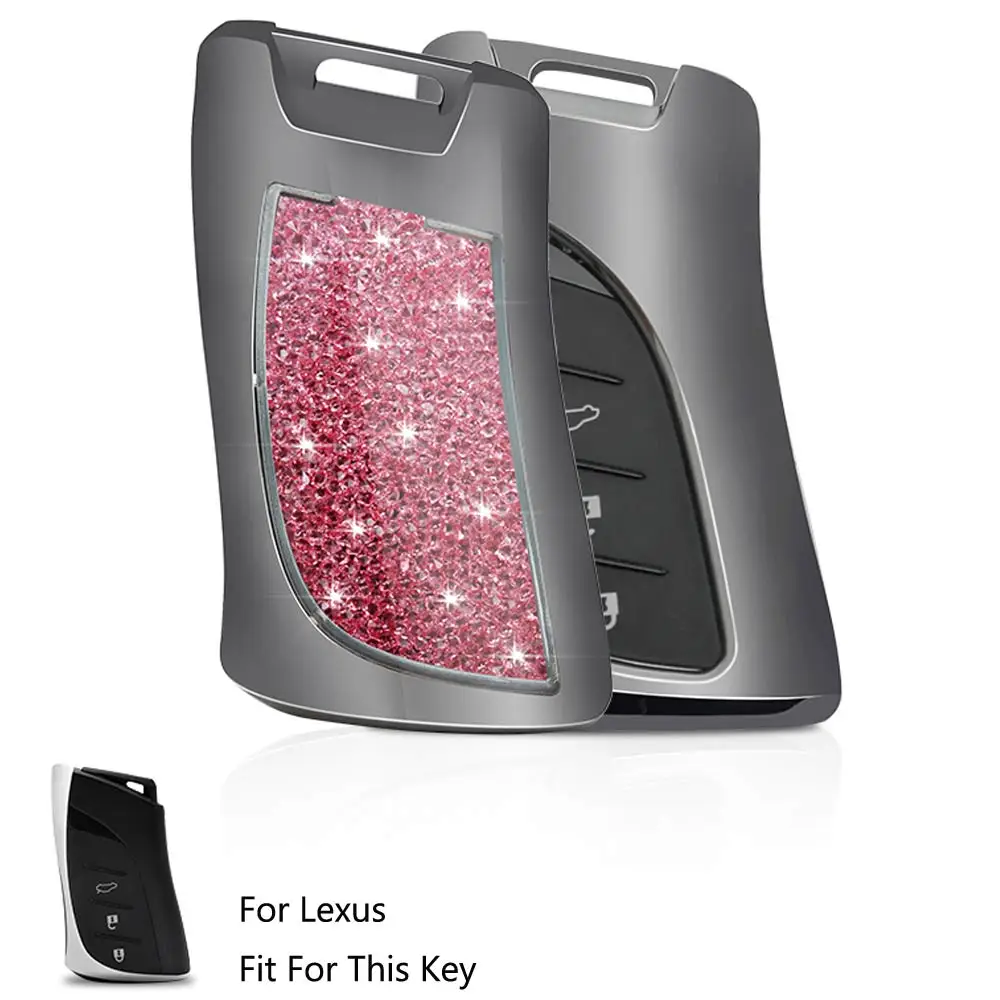 Option 3 3 автомобильный ключ с кнопкой Защитная крышка для Lexus ES300H ES350 US200 US260h UX200 UX250h LS350 F 250 260 300h Sport fob чехол - Название цвета: Option 3