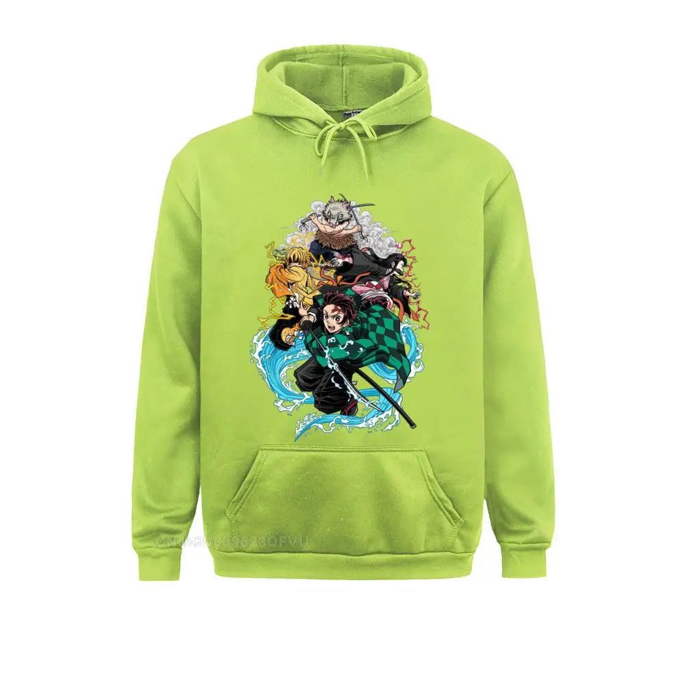Slim Fit Men Sweatshirts 54408 Normal Hoodies Long Sleeve Print Hoods  Wholesale 54408 lightgreen