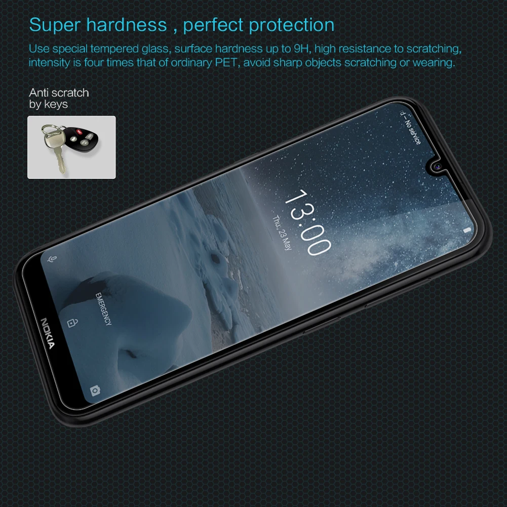 Для Nokia 4,2 закаленное стекло Nillkin Amazing H Взрывозащищенная Защита от царапин защитная пленка 0,33 мм 9H твердость