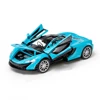 1:32 McLaren alloy sports car model toy P1 force control sound and light boy decoration collection